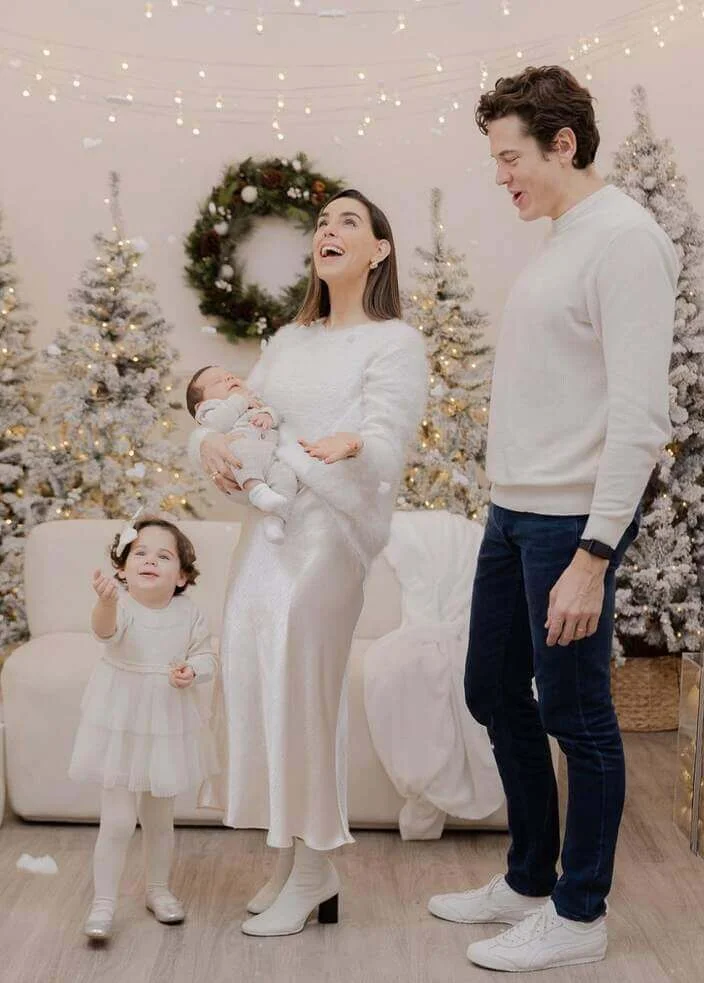 1. Winter White Family Look