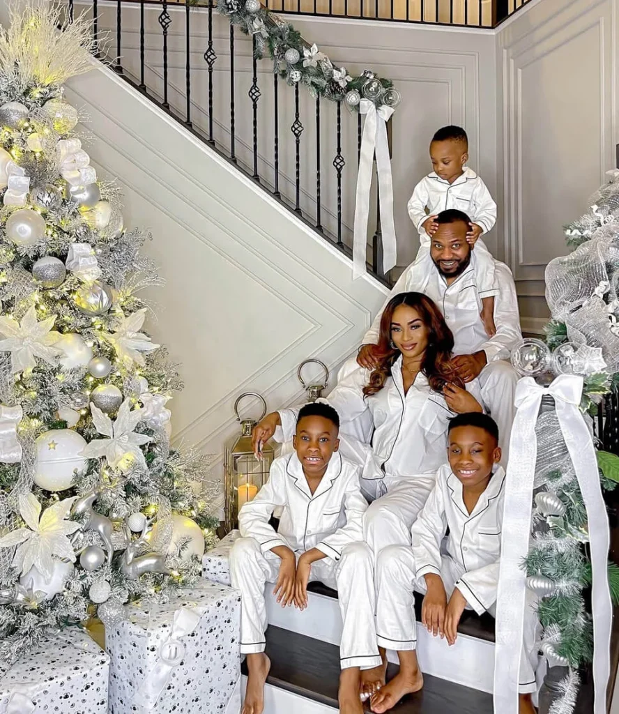 11. Matching White Pajamas