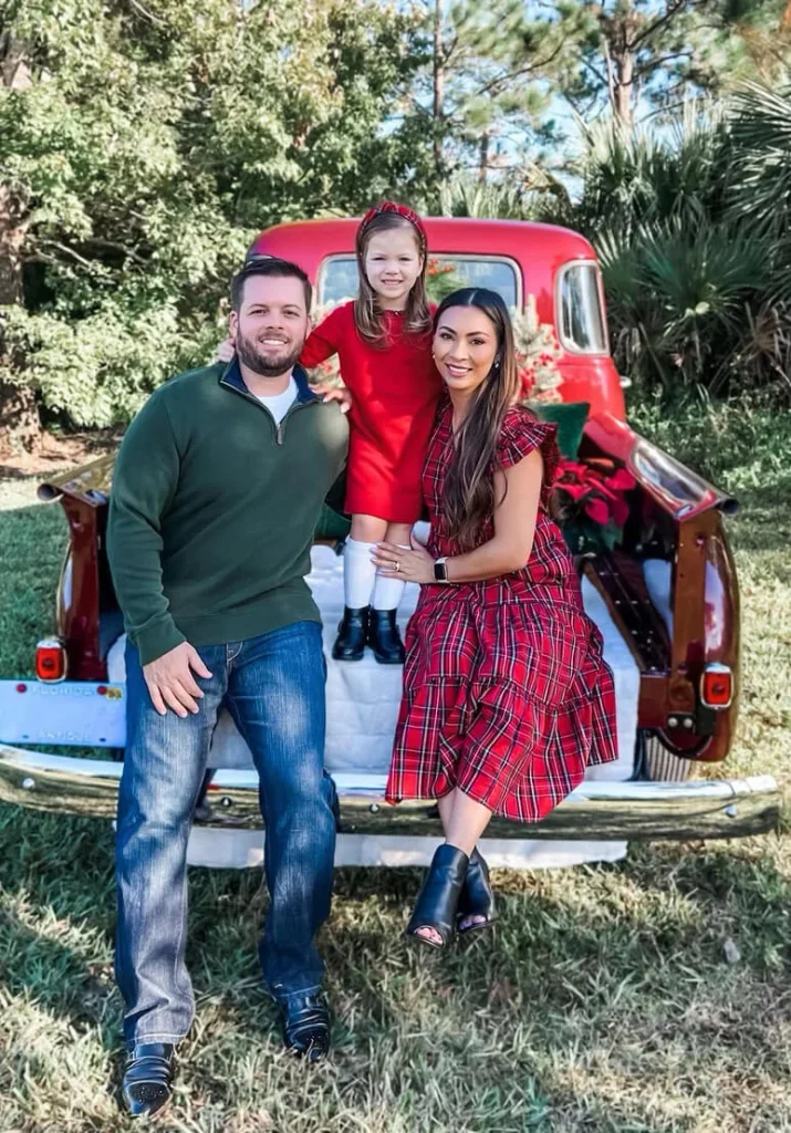 14. Red Truck Christmas Vibes