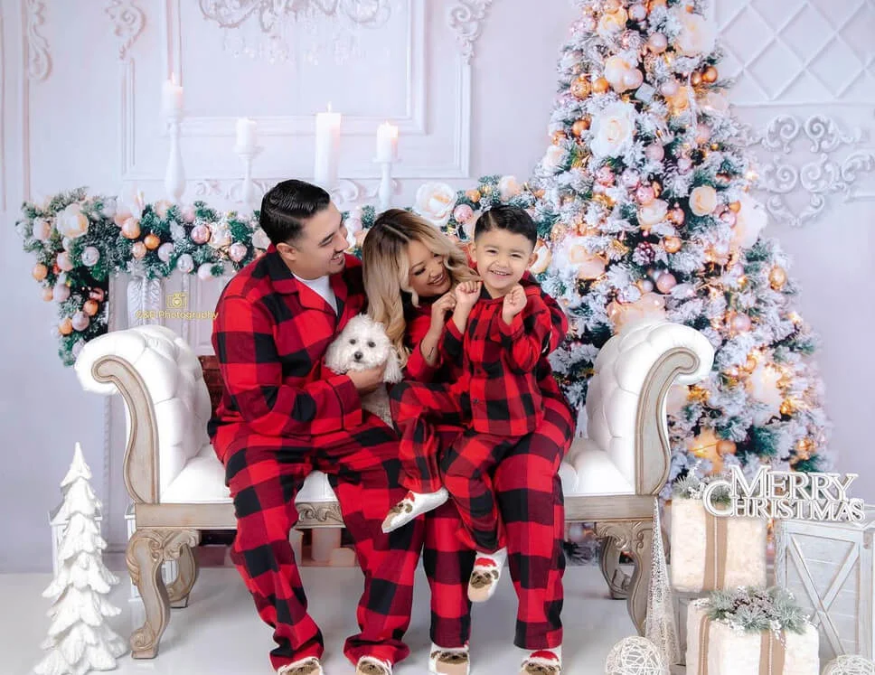 4. Matching Buffalo Plaid Pajamas