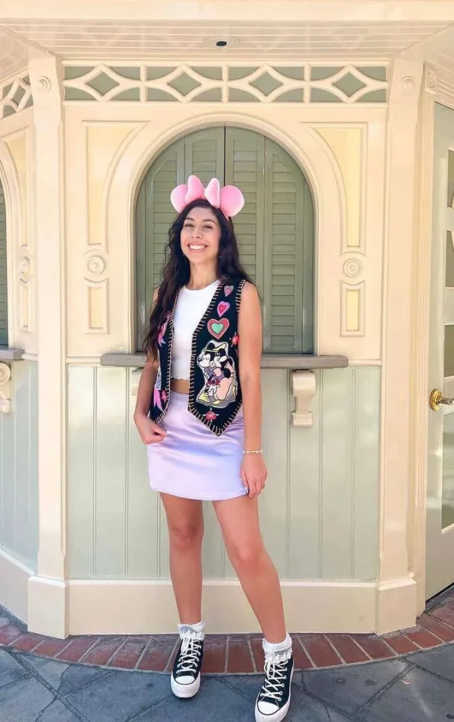 Mickey Vest and Mini Skirt