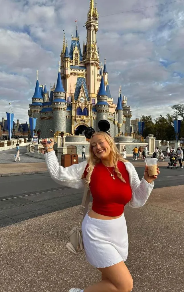 Red Top and White Skirt Disney