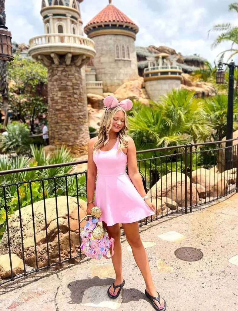 Pink Dress Disney Park Outfit