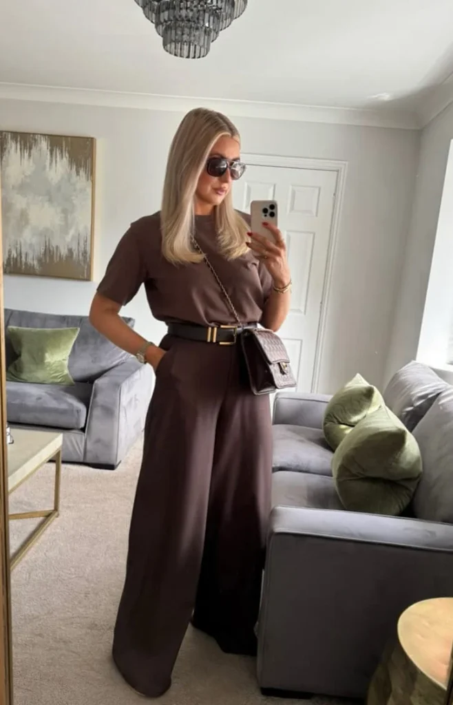 Chocolate Brown Matching Set