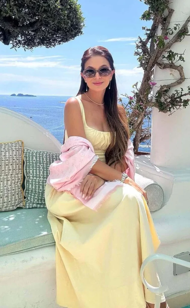 Yellow Dress in Amalfi