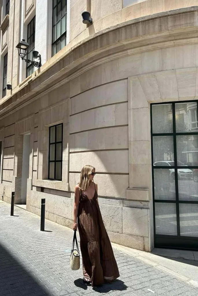 Brown Maxi Dress