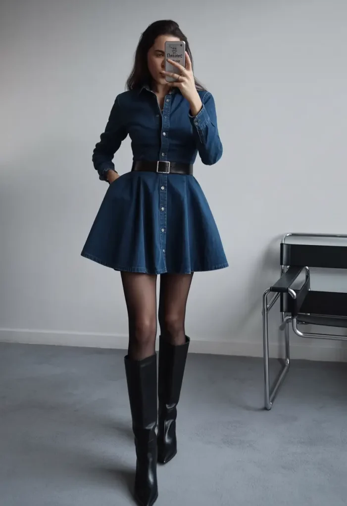 13. Tailored Denim Done the Elegant Way