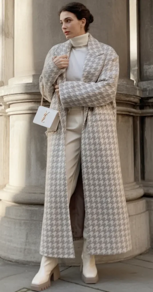 19. Icy Houndstooth and Winter Whites