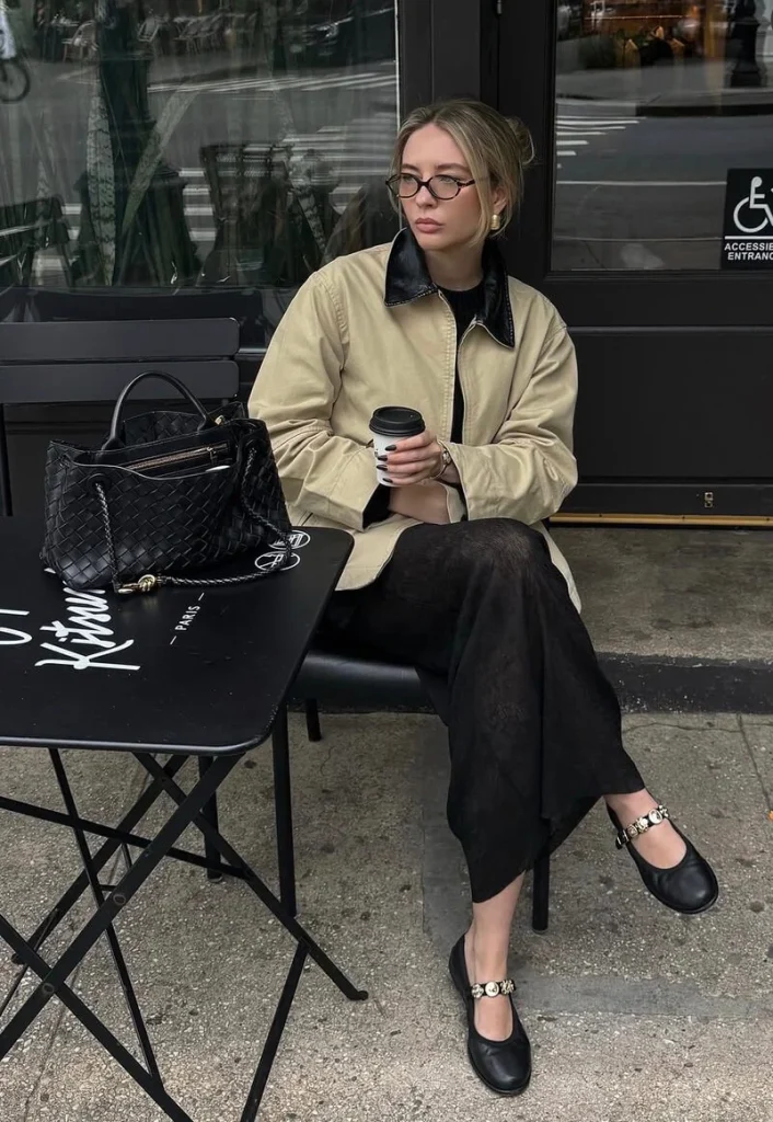 NYC Fall Outfit with Barn Jacket