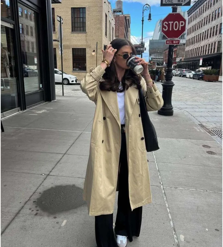 Trench Coat Coffee Run