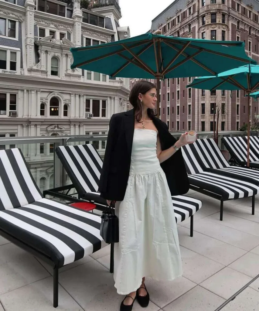 Rooftop Dress Moment