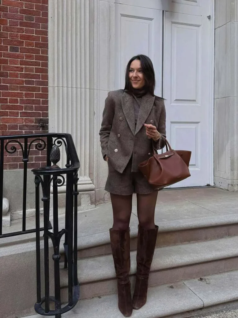 Brown Blazer Moment