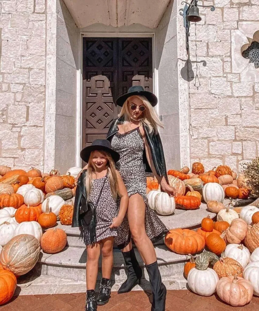 25. Matching Leopard Dresses and Leather Jackets