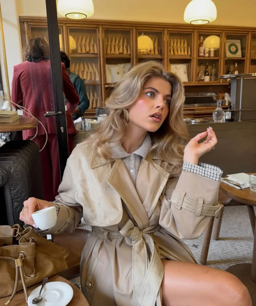 7. Lightweight Trench Coats Become a Spring Essential