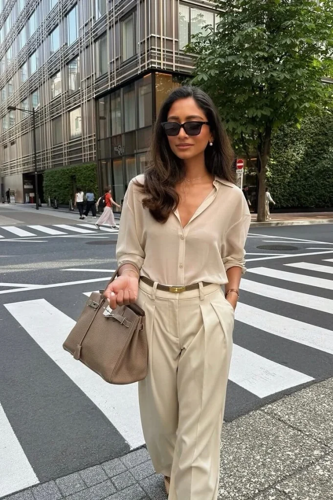 Monochrome Beige Workwear