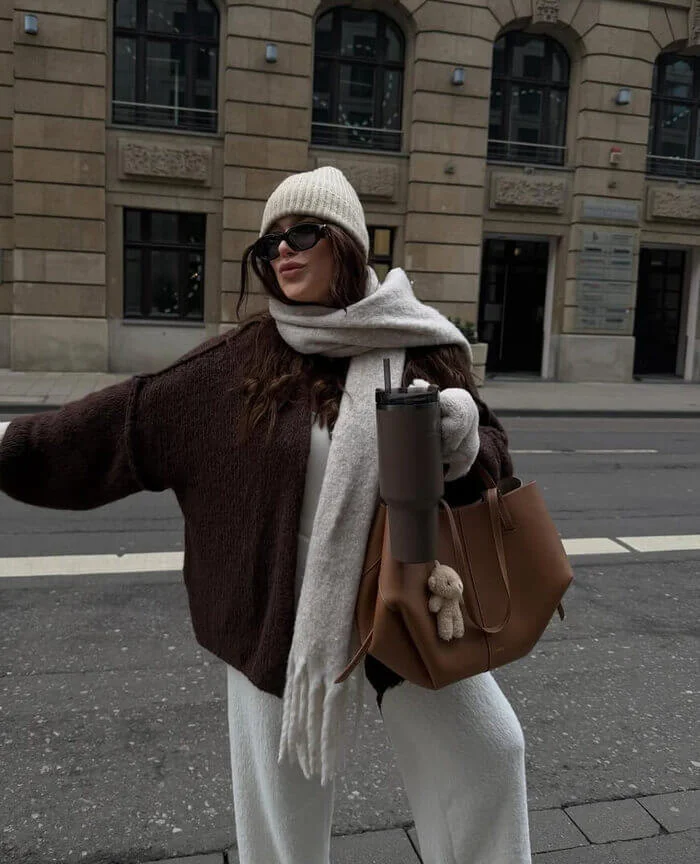 4. Cozy Street Style Layers